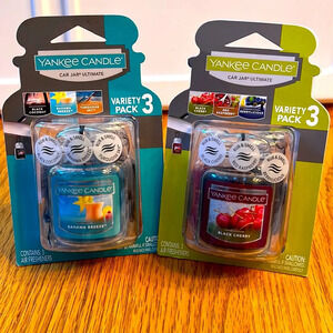 Yankee Candle Car Jar 2 Ultimate Hanging Air Freshener‎ 3-Packs